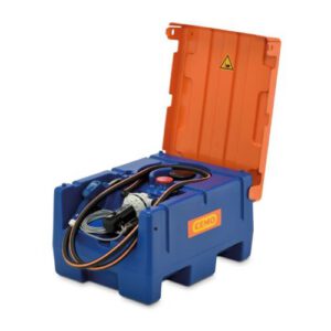 Mobilā AdBlue® uzpildes un uzglabāšanas tvertne BLUE-MOBIL EASY, 125l ar 12V elektrisko sūkni (ar veramu vāku)