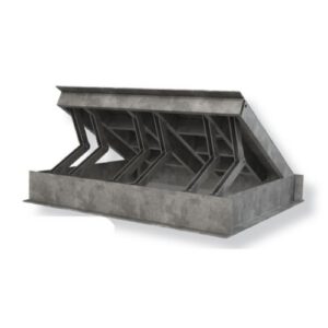 Ceļu bloķētājs CRONO P300 (hidraulisks), h=800mm, l=3000mm (karsti cinkots un krāsots) [MAC]