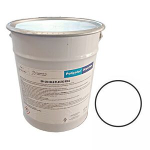 Aukstais plastikāts ROLL PLAST (divkomponentu), balts (15kg spainis), bez cietinātāja [ORG]