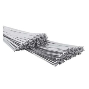 Nerūsējošā tērauda lente (lodveida slēdzenes tipa; AISI 304) 4.5mm, l=200mm (100gab.) [LO]