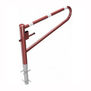 Horizontāli grozāma barjera bez atbalsta staba (ar piekaramo atslēgu), 1500mm (betonējama) [SCH]