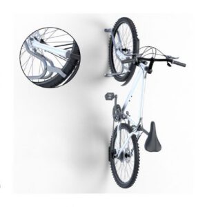 Velosipēdu statīvs WALL 1 (stiprināms pie sienas), riepas platumam līdz 80mm [KRO]