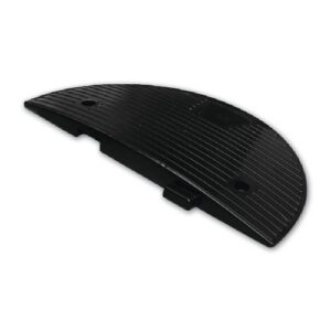 Ātruma slāpētāja H45 (guļošā policista) nobeiguma elements 300x600x45mm (melns)