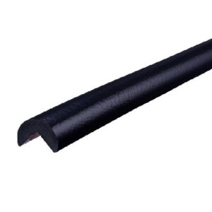 Stūru aizsargs (Tips A), d=40mm (25x25mm), (melns), l=1000mm, pašlīmējošs atkārtoti [SE]