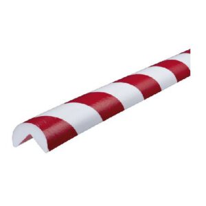 Stūru aizsargs (Tips A), d=40mm (25x25mm), (sarkans/balts), l=5000mm, pašlīmējošs [SE]