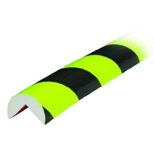 Stūru aizsargs (Tips A), d=40mm (25x25mm), (neons/melns), l=1000mm, magnētisks [SE]