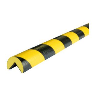 Stūru aizsargs (Tips A), d=40mm (25x25mm), (dzeltens/melns), l=1000mm, magnētisks [SE]