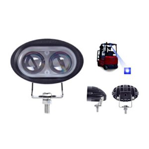 LED darba lukturis (drošības gaisma) ar projicējošu zilu punktu (2 LED), 10W