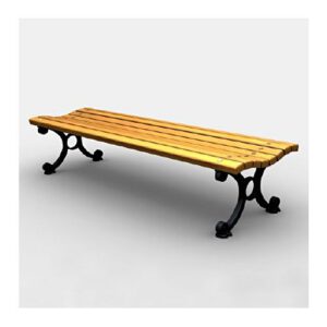 Čuguna soliņš bez atzveltnes, 180cm