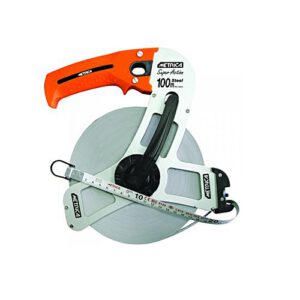 Metāla mērlenta ar metāla korpusu, 50m x 13mm