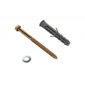 Montāžas skrūve 145x10mm (ar plastmasas dībeli) [VB]