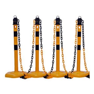 Stabiņu komplekts MultiMax ar ķēdēm (4 stabiņi un 4 ķēdes) [TEM]