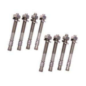 Skrūvju komplekts (8gab.),d=10mm, l=95mm, nerūsējošā tērauda [DAN]