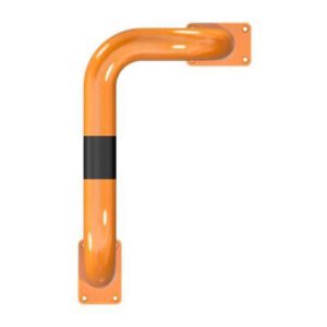 Metāla aizsargbarjera L-tipa (d=76mm), vienpusēja (labā puse), 600x350x1150mm [SCH]