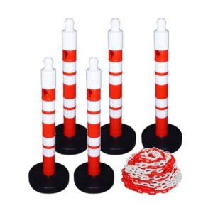 Stabiņu komplekts ar ķēdēm MegaMax (5 stabiņi un 5 ķēdes) [TEM]