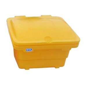 Smilts/sāls plastmasas konteiners (dzeltens), 175l [JF]