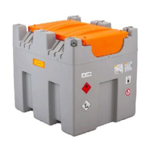 Mobilā dīzeļdegvielas uzpildes un uzglabāšanas tvertne CUBE MOBIL Basic (sertificēts), 980L  ar 12/24V Cematic Duo elektrisko sūkni