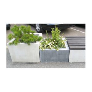 Betona puķu pods (kvadrātveida), 660x660x350mm