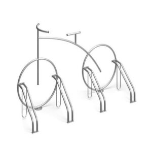 Velosipēdu statīvs 4 velosipēdiem ROW (cinkots), 1800mm [KRO]