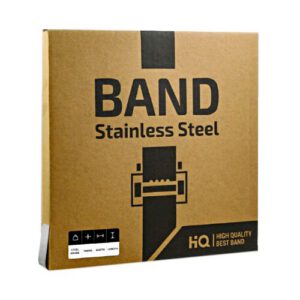 Nerūsējošā tērauda lente 1.0x19mm (XL), 30m (kartona kastē) [LO]