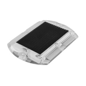 Ceļa atstarotājs ar saules baterijām (balts), kvadrātveida 114x90mm, h=11mm [W]