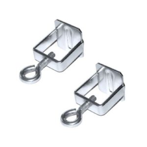 Metāla savienojumi (kronšteini) ar M10 vītni (komplektā 2gab.), cinkoti, 40x40x42mm [NI]