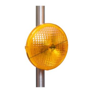 Brīdinājuma signāllukturis d=220mm (1500cd), dzeltens (stiprināms pie staba), bez stiprinājuma [NI]