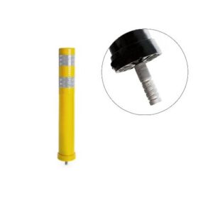 Lokans stabiņš (PU ar vītni), dzeltens, 40cm [SMA]