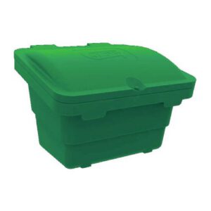 Smilts/sāls plastmasas konteiners (zaļš), 350l [JF]
