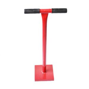 Aukstā asfalta metāla rokas bliete 200x200mm, h=77cm [MDG]