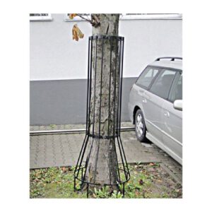 Koku stumbru aizsargs 340/600mm, h=1500mm (cinkots un krāsots RAL tonī) [KRO]