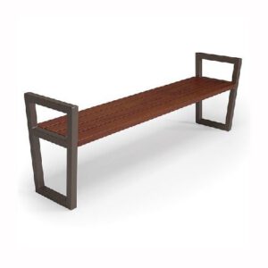 Tērauda soliņš ar roku balstiem, 1900mm (cinkots/krāsots RAL tonī)