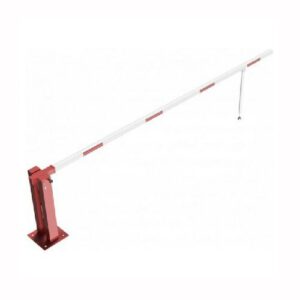 Paceļama barjera ar pneimatisko atsperi un eņģu atbalsta kāju (ar euro-profila cilindra slēdzeni), 4000mm [SCH]