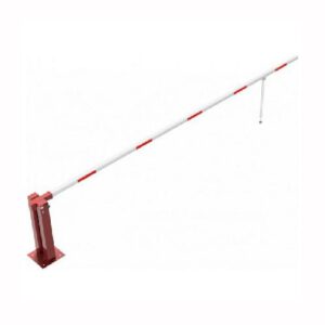 Paceļama barjera ar pneimatisko atsperi un eņģu atbalsta kāju (ar euro-profila cilindra slēdzeni), 5000mm [SCH]