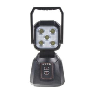 LED darba lukturis/brīdinājuma lukturis (2in1) uz magnēta (lādējams), 15W [CZ]