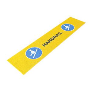 Stiklšķiedras pretslīdēšanas leņķis kāpnēm HANDRAIL, 230x1000mm (pašlīmējošs) [SE]