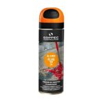 FLUO TP luminiscējoša krāsa marķēšanai (oranža), 500ml