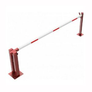 Paceļama barjera ar pneimatisko atsperi un fiksētu atbalsta stabu (ar euro-profila cilindra slēdzeni), 3000mm [SCH]