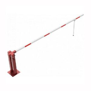 Paceļama barjera ar pneimatisko atsperi un eņģu atbalsta kāju (ar euro-profila/trijstūrveida slēdzeni), 4000mm [SCH]