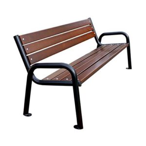 Atpūtas soliņš ar atzveltni, 180cm (ar 7 dēļiem), d=60,3mm