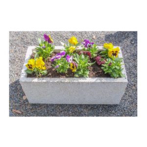 Betona puķu pods (taisnstūrveida), 650x310x310mm