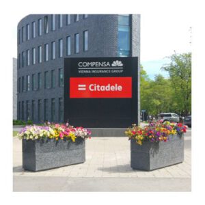 Betona puķu pods (taisnstūrveida), 1300x400x590mm