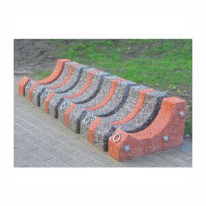 Velosipēdu statīvs 4 velosipēdiem (betona), 1665x650x390mm