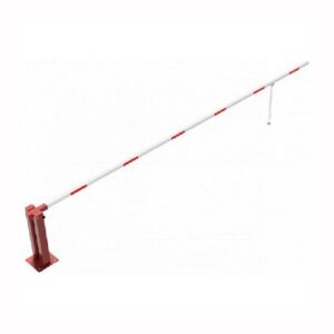 Paceļama barjera ar pneimatisko atsperi un eņģu atbalsta kāju (ar piekaramo atslēgu), 6000mm [SCH]