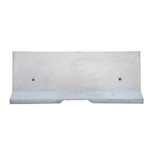 Ceļa norobežošanas barjera, betona, 2000mm (pelēka) [DRO]