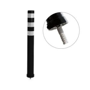 Lokans stabiņš (PU ar vītni), melns, 68cm [SMA]