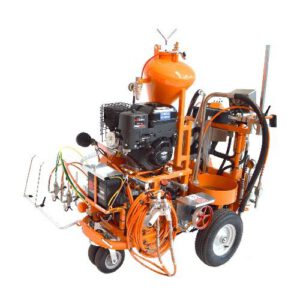 Līniju krāsošanas ierīce AR30PROP-2C (2 pistoles un kompresors; ar Petrol benzīna motoru) [CM]