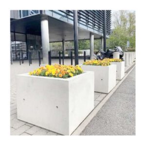 Betona puķu pods (kvadrātveida), 660x660x500mm