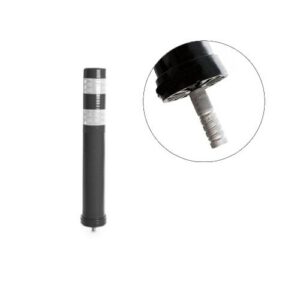 Lokans stabiņš (PU ar vītni), pelēks, 40cm [SMA]