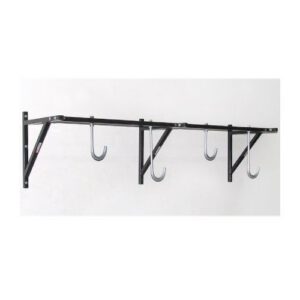 Velosipēdu statīvs LOOP 4 (stiprināms pie sienas), melns vai pelēks [KRO]